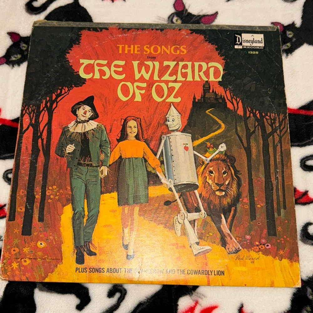 Vintage 60s The Wizard of Oz Vinyl Record